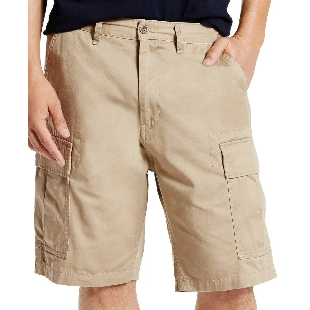 Levi's Men's Carrier Loose-Fit Cargo Shorts Beige Size 30 sold by Zulily
