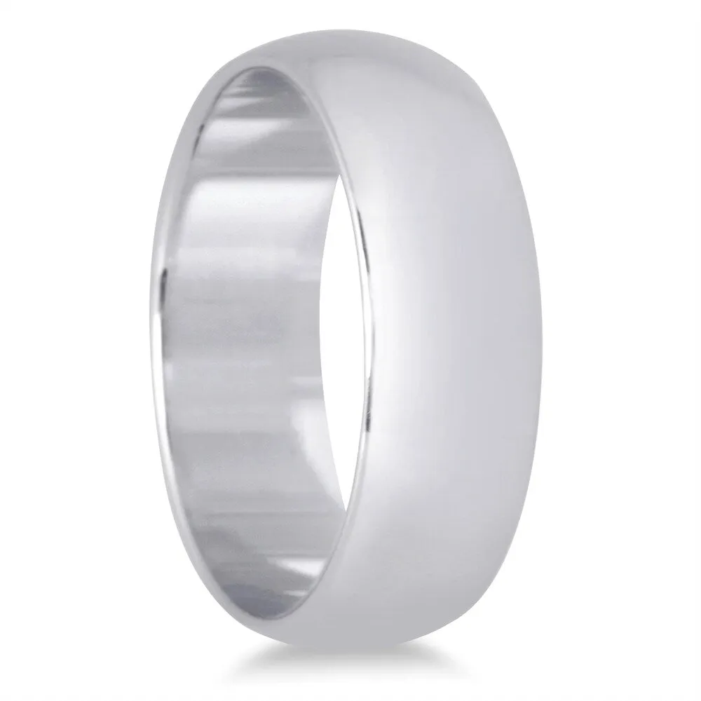 Marquee Jewels 950 Platinum 6 mm Comfort Fit Domed Wedding Band sold by Zulily product image thumbnail 2