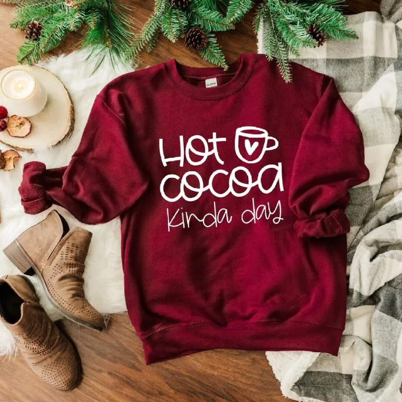 Hot Cococa Kinda Day Graphic Sweatshirt sold by Zulily