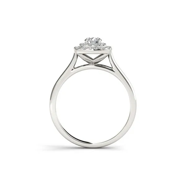 De Couer 10k Gold 1/2ct TDW Diamond Double Halo Engagement Ring sold by Zulily product image thumbnail 4