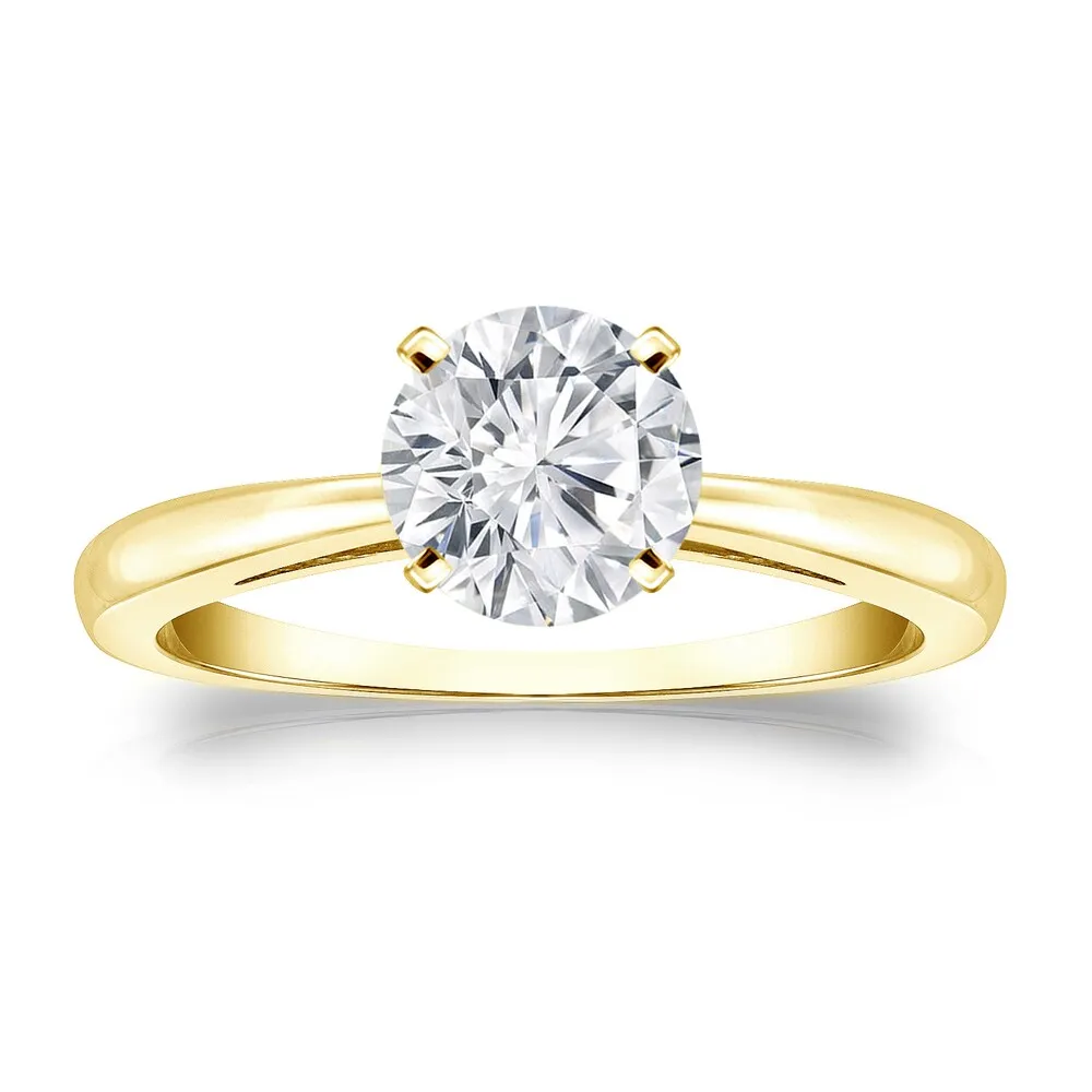 Auriya 14k Gold 1ctw Round Solitaire Diamond Engagement Ring sold by Zulily product image thumbnail 2