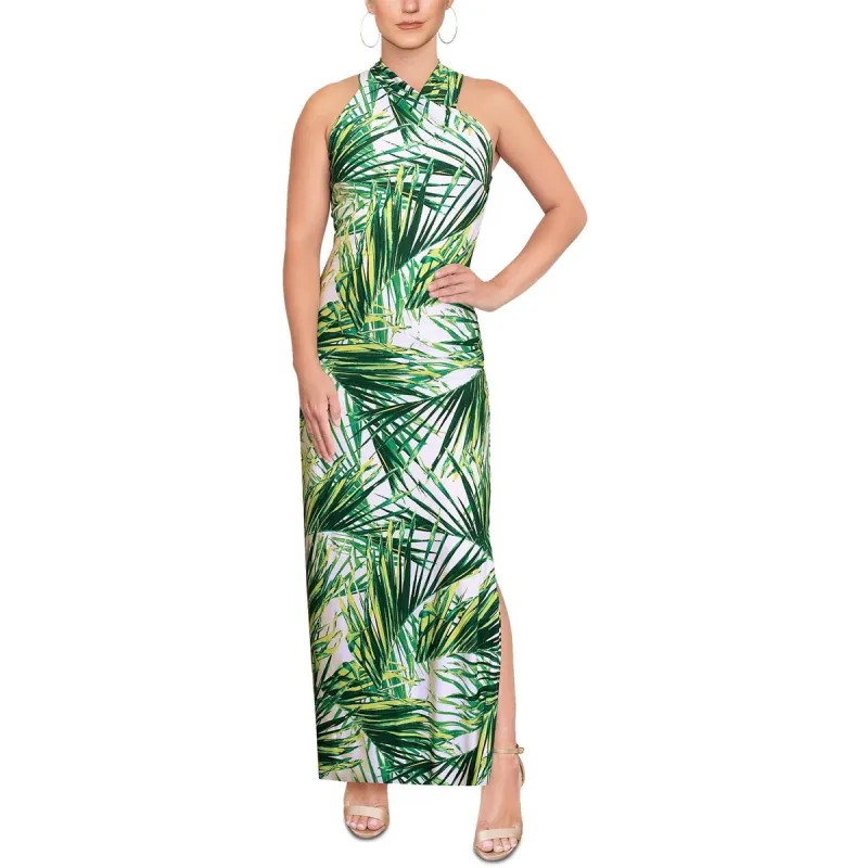 Rachel Roy Women's Crisscross Halter Maxi Dress Green Size XS sold by Zulily