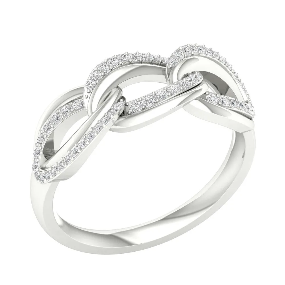 1/5ct TDW Diamond Cuban Link Men's Ring in 10k Gold sold by Zulily product image thumbnail 2