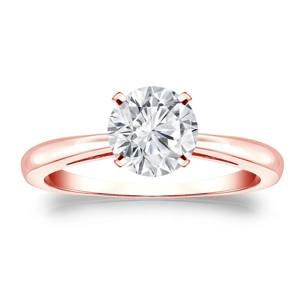 Auriya 14k Gold 1ctw Round Solitaire Diamond Engagement Ring sold by Zulily product image thumbnail 3