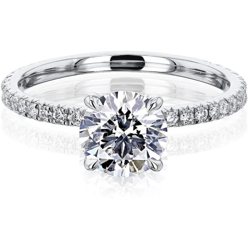 Annello by Kobelli 14k Gold 1 1/3ct TDW Lab Grown Diamond Wrap Basket Engagement Ring (GH/SI, DEF/VS) sold by Zulily