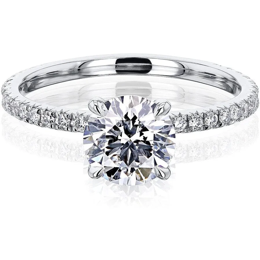 Annello by Kobelli 14k Gold 1 1/3ct TDW Lab Grown Diamond Wrap Basket Engagement Ring (GH/SI, DEF/VS) sold by Zulily