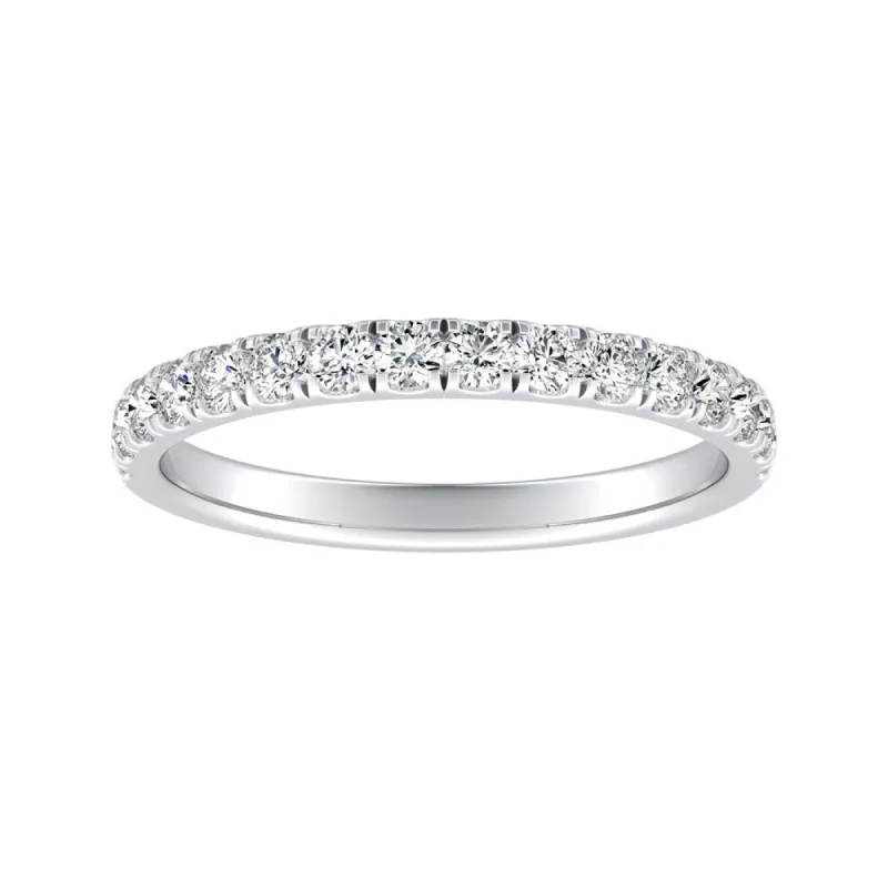 Auriya 3/8ctw Classic Round Diamond Wedding Band 18k Gold sold by Zulily
