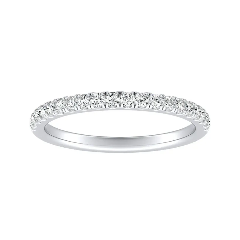 Auriya 1/3ctw Classic Round Diamond Wedding Band Platinum sold by Zulily