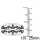 Miadora Silver 1/4 CT TDW Black and White Diamond Ring sold by Zulily product image thumbnail 3