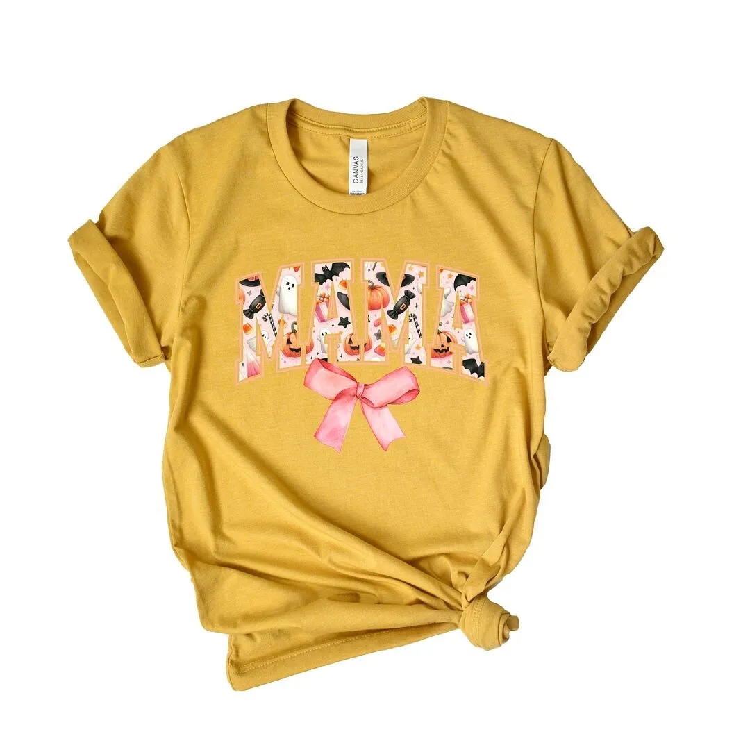 Coquette Halloween Mama Short Sleeve Tee sold by Zulily product image thumbnail 2