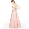 Blondie Nites Junior's Strapless Mesh Gown Pink Size 0 sold by Zulily