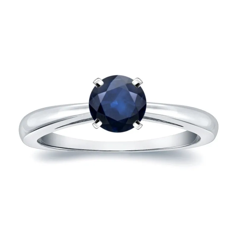 Auriya 14k Gold Sapphire Solitaire Engagement Ring 1/2ct TGW sold by Zulily