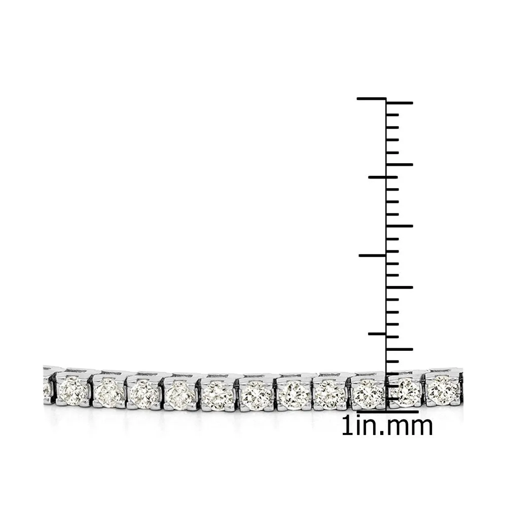 Auriya 5 carat TW Diamond Tennis Bracelet 14k Gold - 7-inch sold by Zulily product image thumbnail 4