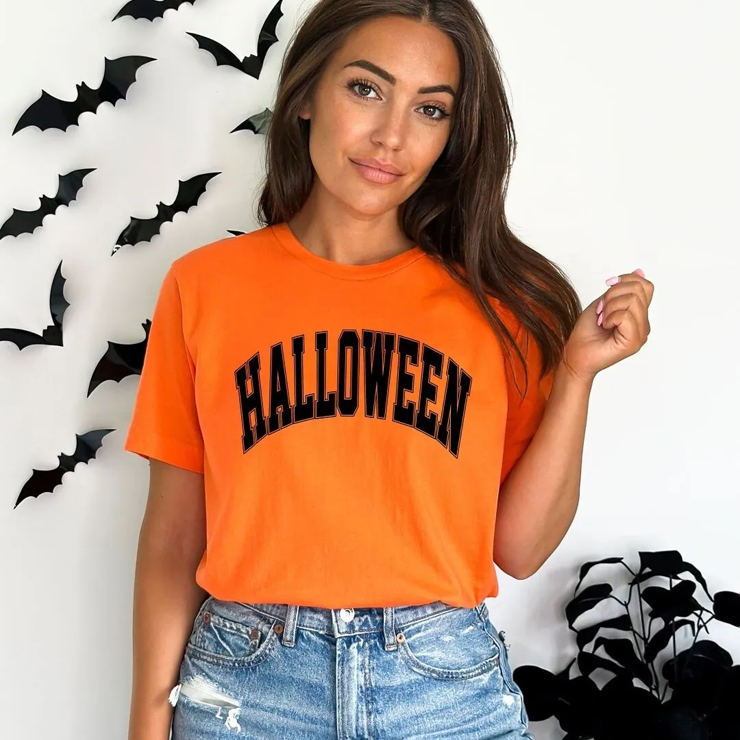 Varsity Halloween Short Sleeve Tee sold by Zulily product image thumbnail 3