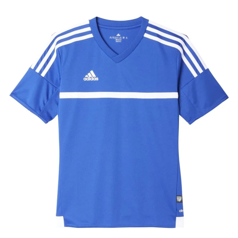 Adidas Boys MLS 15 Match Jersey T-Shirt Bold Blue Size Youth - Large made by Adidas