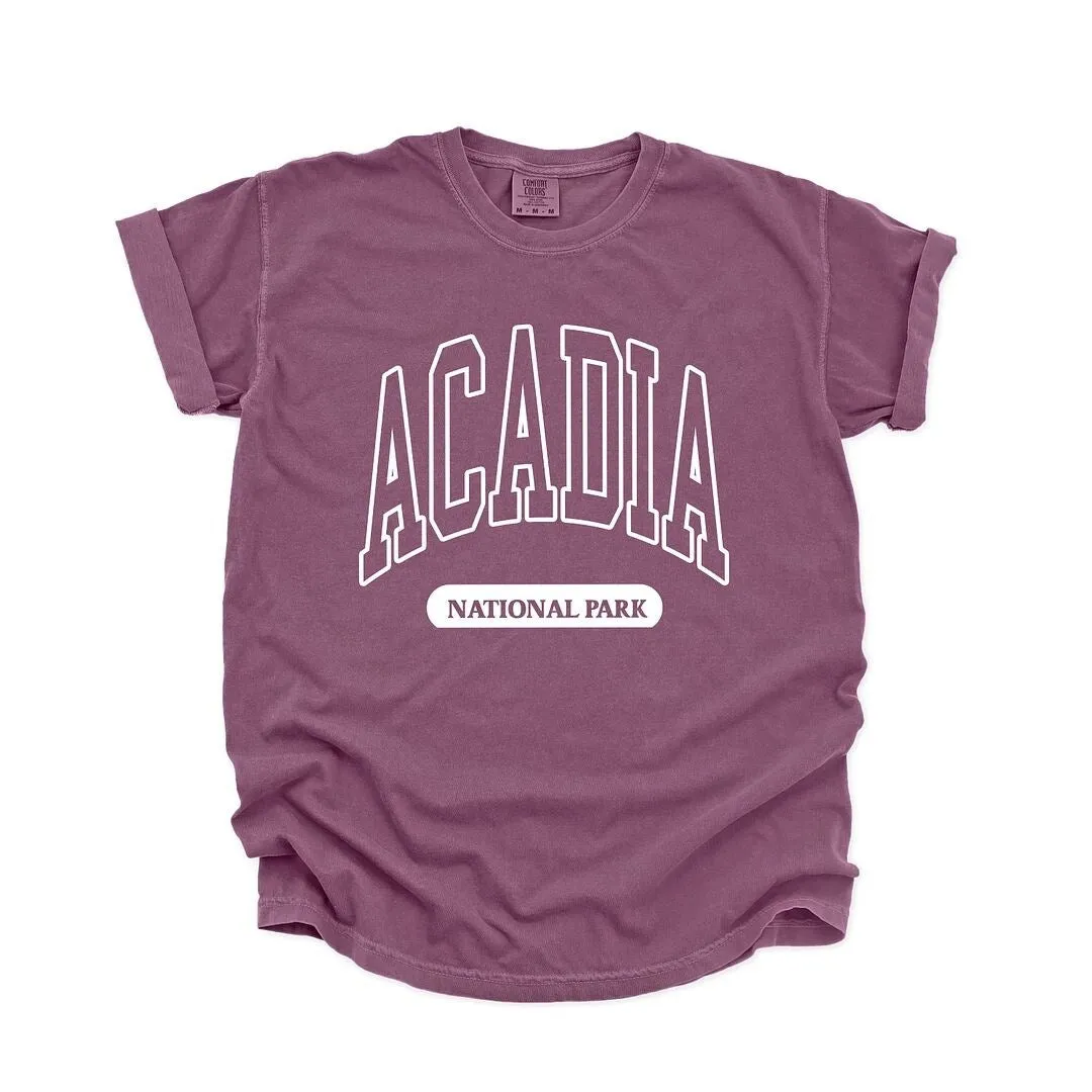 Acadia National Park Varsity Garment Dyed Tee sold by Zulily product image thumbnail 2