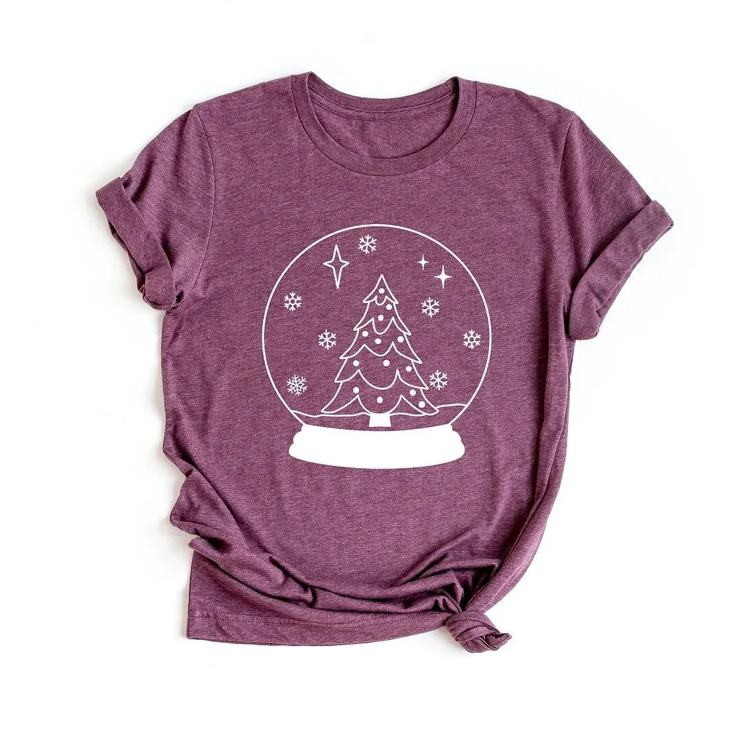 Christmas Snow Globe Short Sleeve Tee sold by Zulily product image thumbnail 2