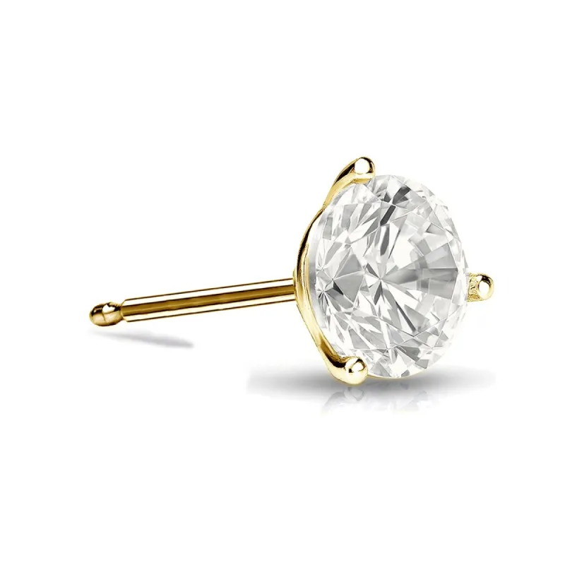 Auriya 14k Gold 1/2ct TDW Round SINGLE STUD (1) Diamond Earring sold by Zulily