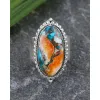 Turquoise Sterling Silver Statement Ring sold by Zulily