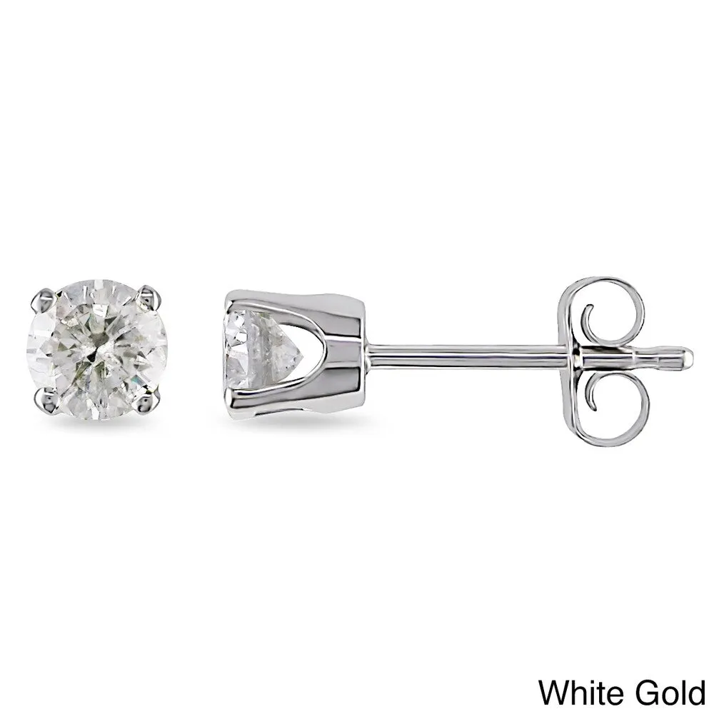 Miadora 14k Gold 1/2ct TDW Diamond Stud Earrings sold by Zulily product image thumbnail 2