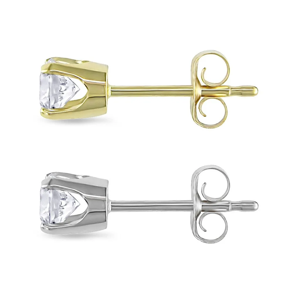 Miadora 14k Gold 1/2ct TDW Diamond Stud Earrings sold by Zulily product image thumbnail 4