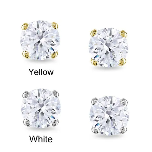 Miadora 14k Gold 1/2ct TDW Diamond Stud Earrings sold by Zulily product image thumbnail 3