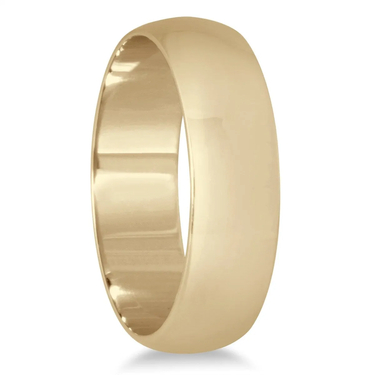 Marquee Jewels 10k Yellow Gold 5-millimeter Domed Wedding Band sold by Zulily product image thumbnail 2