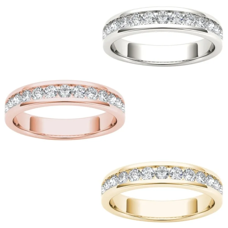 De Couer 14k Gold 3/8ct TDW Diamond Exquisite Women's Wedding Band sold by Zulily