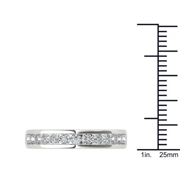 De Couer 14k Gold 3/8ct TDW Diamond Exquisite Women's Wedding Band sold by Zulily product image thumbnail 4