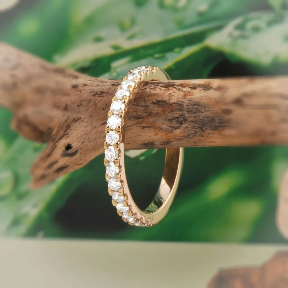 De Couer IGI Certified 14k Gold 2/5ct TDW Diamond Women's Wedding Band sold by Zulily product image thumbnail 4