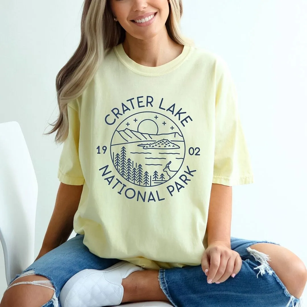 Crater Lake National Park Garment Dyed Tee sold by Zulily product image thumbnail 3