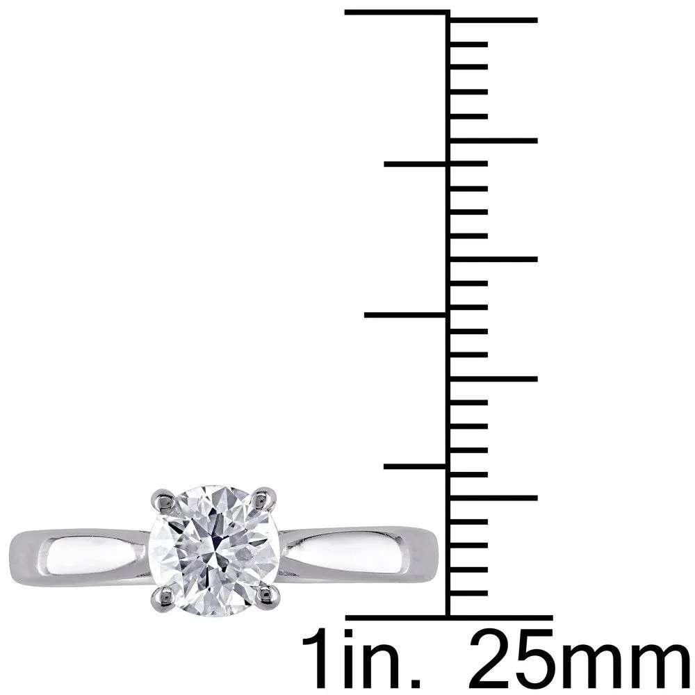 Miadora Signature Collection 18k White Gold 3/4ct TDW Certified Diamond Solitaire Engagement Ring sold by Zulily product image thumbnail 3