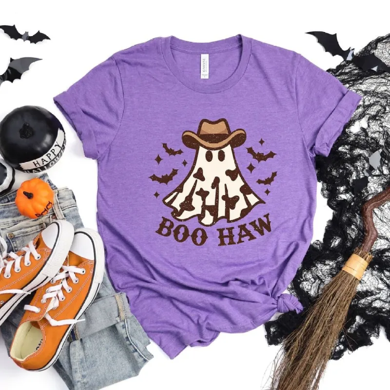 Boo Haw Ghost Short Sleeve Tee sold by Zulily