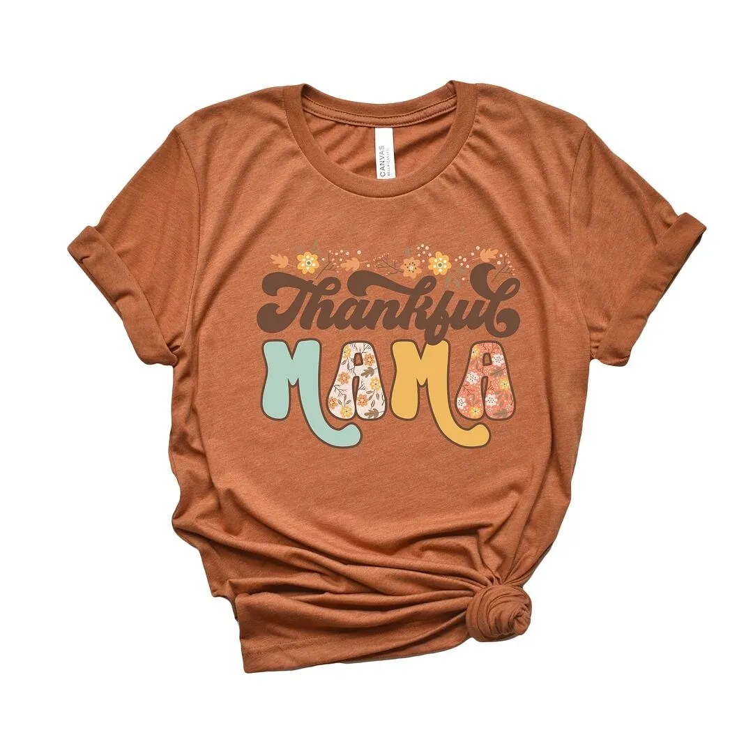 Thankful Mama Floral Short Sleeve Tee sold by Zulily product image thumbnail 2