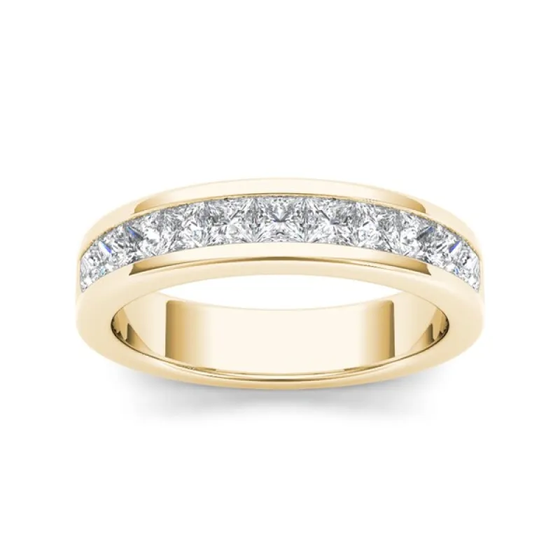 De Couer 14k Yellow Gold 1ct TDW Diamond Women's Wedding Band sold by Zulily