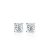 Auriya 14-karat Gold Lab Grown 0.90 carat TDW Princess Diamond Stud Earrings 4-Prong Martini Push-back sold by Zulily