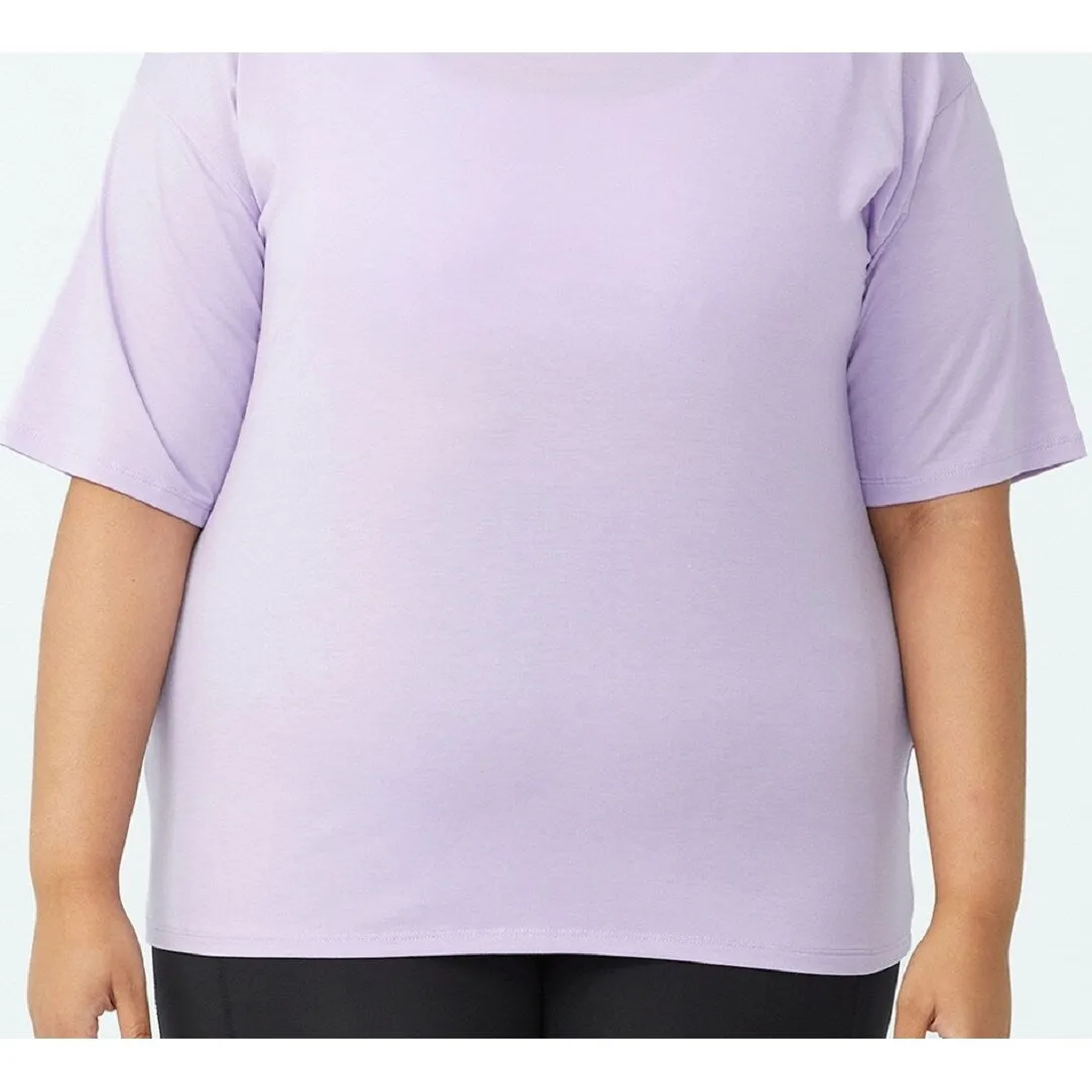 COTTON ON Women's Active Boyfriend T-Shirt Purple Size 18W sold by Zulily product image thumbnail 3