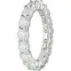Miadora 18k White Gold 5ct TDW Diamond Eternity Ring (H-I, I1) sold by Zulily product image thumbnail 2