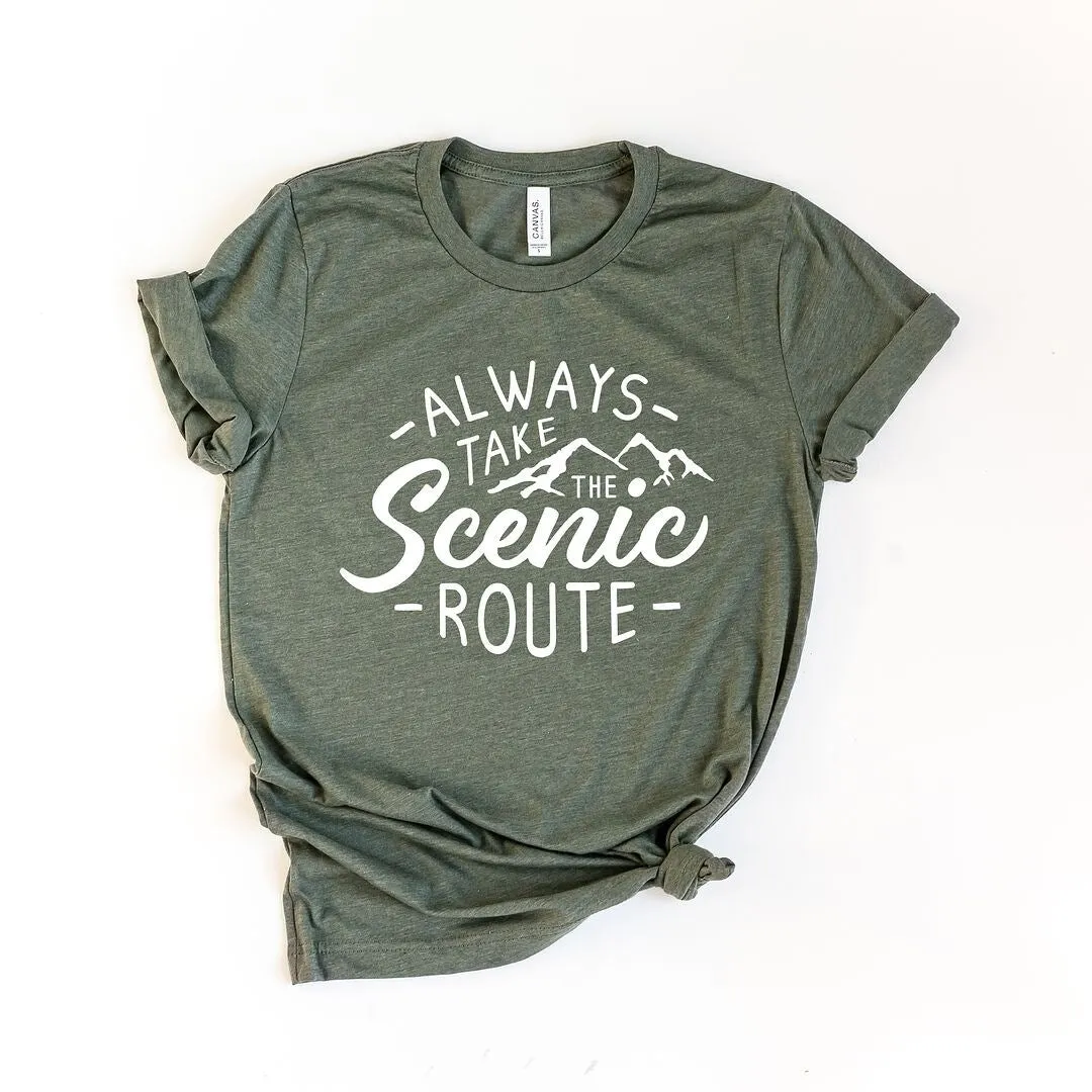 Take The Scenic Route Short Sleeve Tee sold by Zulily product image thumbnail 2