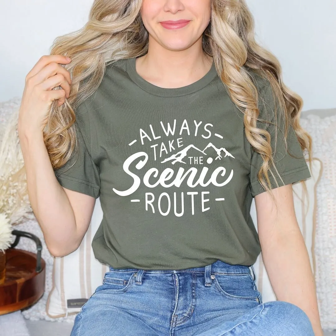 Take The Scenic Route Short Sleeve Tee sold by Zulily product image thumbnail 3
