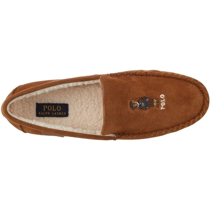 Ralph Lauren Men's Collins Bear Memory Foam Moccasin Slippers Brown sold by Zulily product image thumbnail 2