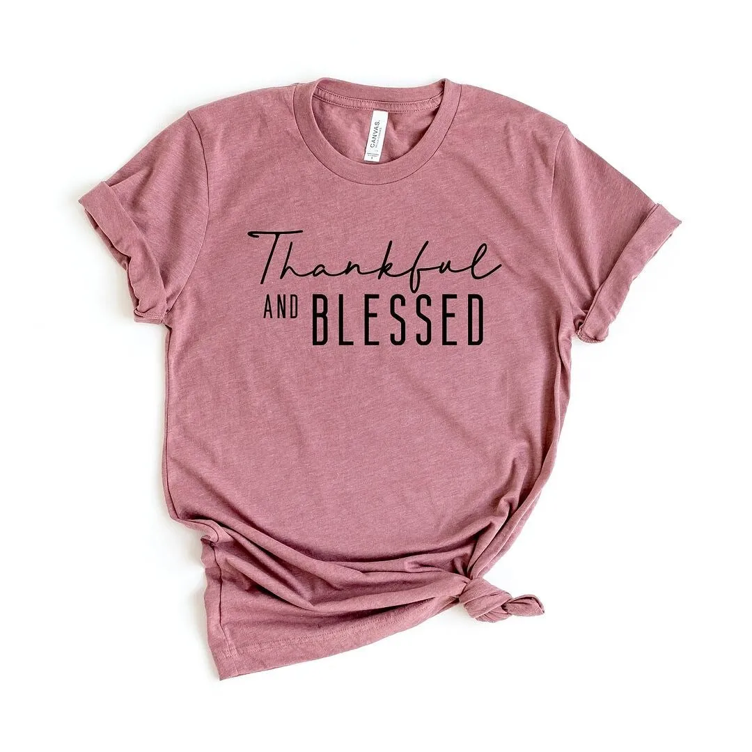 Thankful and Blessed Short Sleeve Tee sold by Zulily product image thumbnail 2