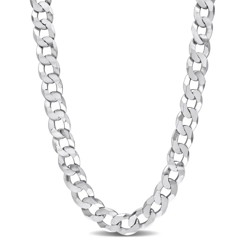 Miadora Sterling Silver Curb Link Necklace sold by Zulily