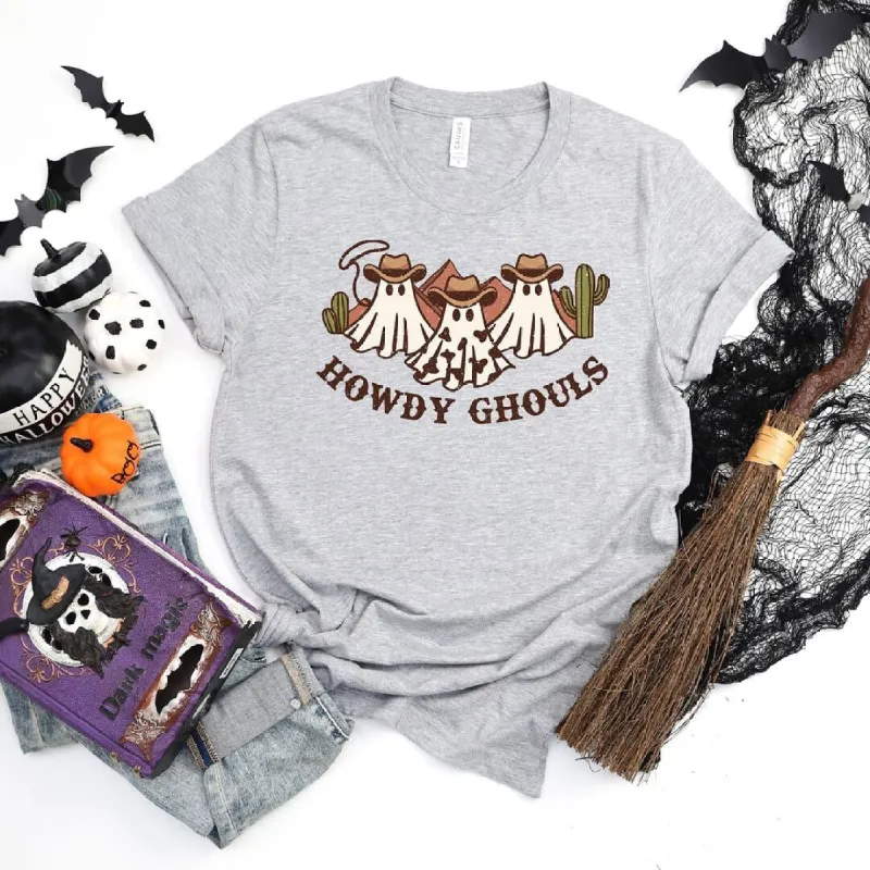 Howdy Ghouls Trio Short Sleeve Tee made by Zulily