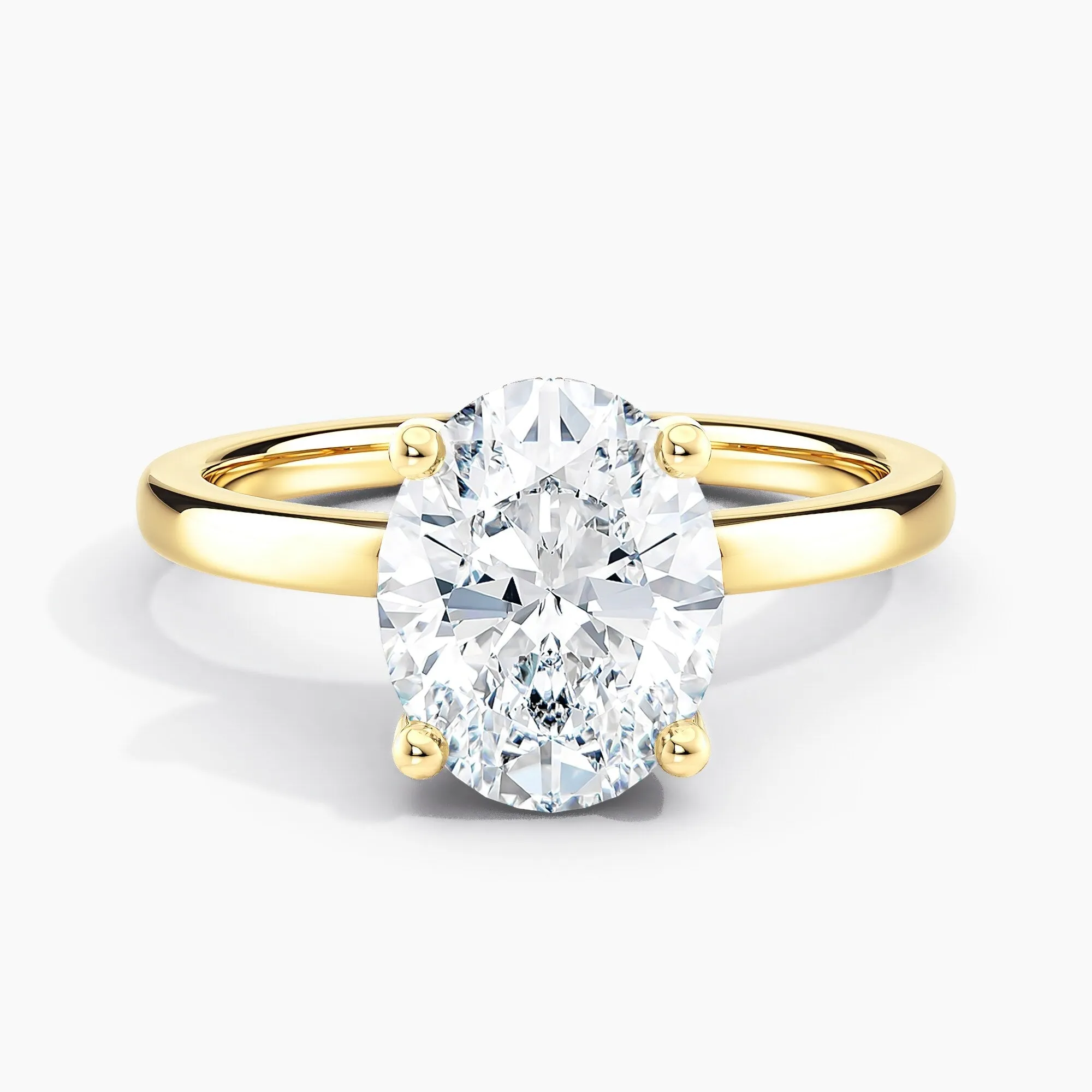 Auriya 14k Gold 4.00ctw Oval Hidden-Halo Lab Grown Diamond Engagement Ring sold by Zulily product image thumbnail 2