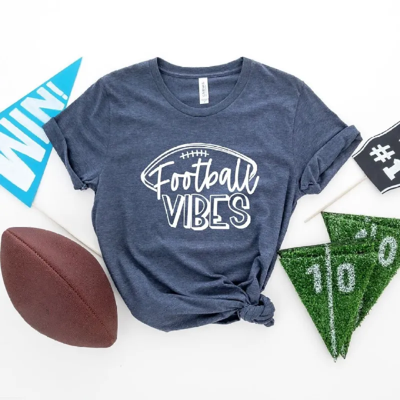 Football Vibes Short Sleeve Tee sold by Zulily