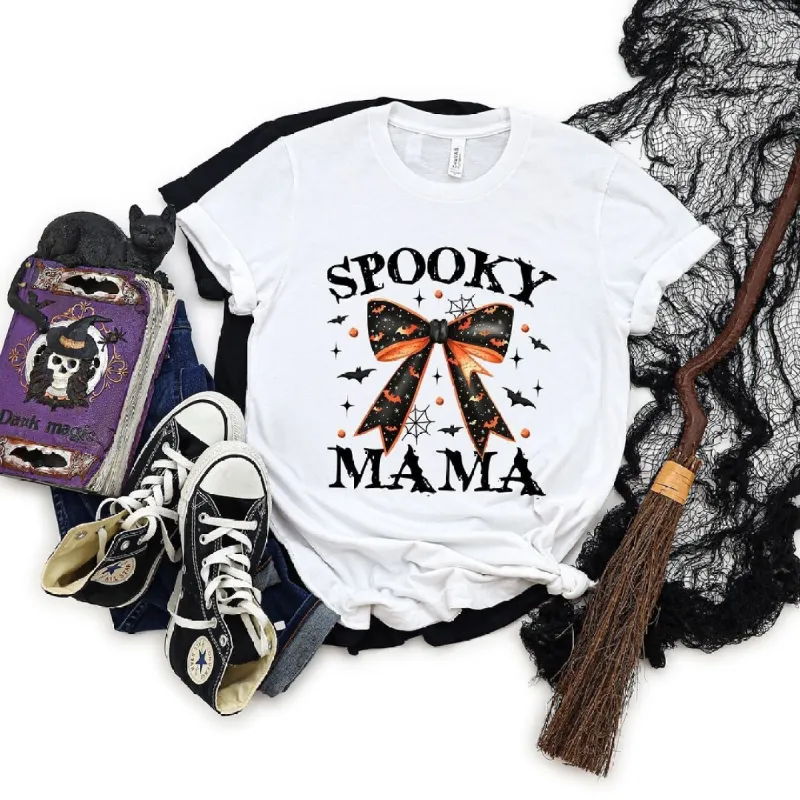 Coquette Spooky Mama Short Sleeve Tee sold by Zulily