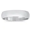 Marquee Jewels 14k White Gold 4mm Domed Wedding Band sold by Zulily