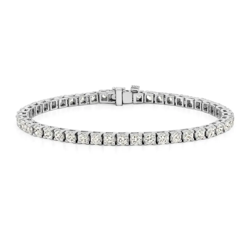 Auriya 14k Gold 6ct TDW Round Diamond Tennis Bracelet sold by Zulily