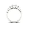 De Couer IGI Certified 1/8ct TDW Diamond Cluster Three Stone Ring - White sold by Zulily